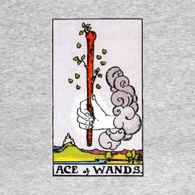 Ace of Wands Tarot by Phantastique